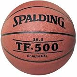Spalding TF-500 Composite Leather Basketball, Size 6