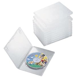 ELECOM CCD-DVD03CR DVDトールケース
