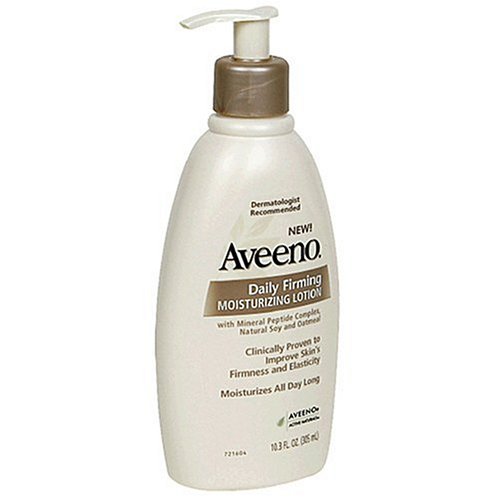 Aveeno Active Naturals Daily Firming Moisturizing Lotion, 10.3-Ounce Pump Bottles (Pack of 3)