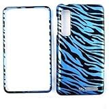 [WG] MOTOROLA DROID 3 BLUE ZEBRA DESIGN FACEPLATE PROTECTOR CASE COVER + FR ....