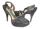 DIESEL Dance Rythm Tango Shoes Wms Black Silver