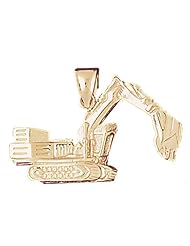 CleverEves 14K Gold Pendant Construction Themed 7 - Gram(s)