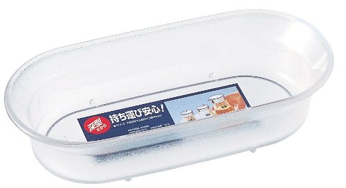 フォルマ 深型トレー 小 クリアー