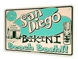 San Diego Bikini Beach Bash Street Sign