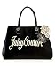 Juicy Couture Velour Large Flower Daydreamer Tote Black
