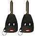 KeylessOption Keyless Entry Remote Control Car Ignition Key Fob Replacement for M3N5WY72XX (Pack of 2)