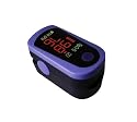Finger Pulse Oximeter Blue color - Free silicon skin cover and batteries Contec Medical
