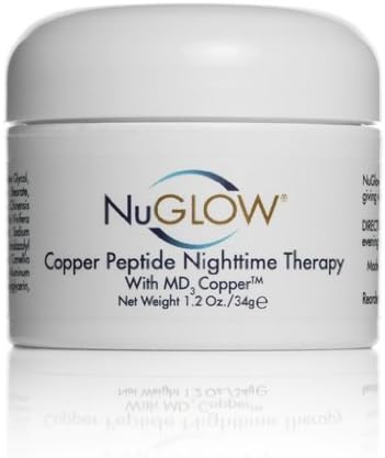 Wake Up Looking Refreshed & Radiant with NuGlow® Copper Peptide Nighttime Therapy with MD3 Copper Peptide. Reduce The Appearance Of Fine Lines and Wrinkles By Providing Your Skin The Essential Component for Collagen and Elastin Production. Firm & Tone Your Skin While You Sleep.