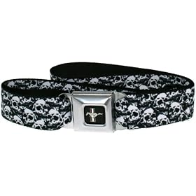 Buckle Down Mustang Seatbelt Belt (Comes in Several Styles!)