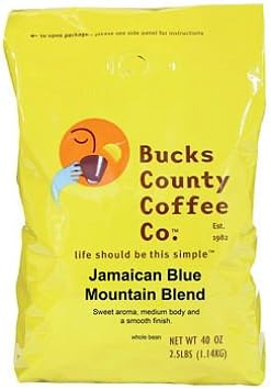 Bucks County Jamaican Blue Mountain Coffee - 2.5 Lb.