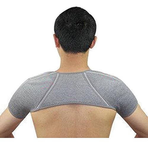 Ueasy Light Weight Shoulder Support Brace Posture Gym Sport Injury Guard Back Pad Size Large (Large)