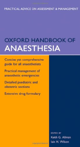 oxford handbook of anaesthesia oxford handbooks series