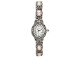 Avalon Women's Petite Oval Marcasite Cameo Bracelet Watch # 7410