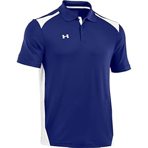 Under Armour Team CB Polo Royal/White/White Small