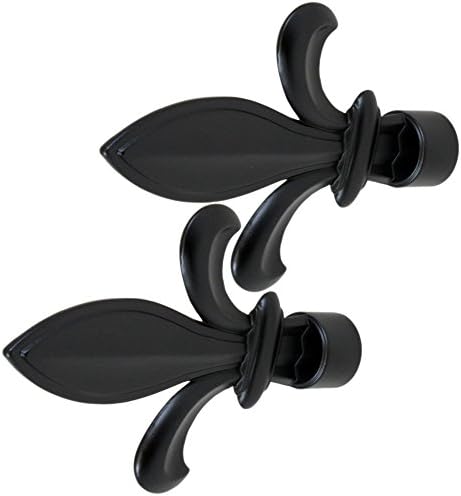 Iron Designs Metal Fleur de Lis Finials