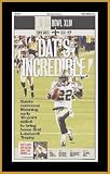 New Orleans Saints - Super Bowl 44 XLIV - Incredible - Wood Mounted Newspaper Print
