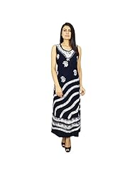 General Print Summer Rayon Party Dress 