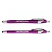 Save the Sloths - Endangered Animals - Stylus with Retractable Black Ink Ball Point Pen 2-in-1 Combo Works On Any Touch Screen Device - 2 Pack - Pink