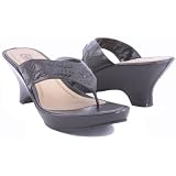Carlos by Carlos Santana Lorin Black sandals at Carlos by Carlos Santana
