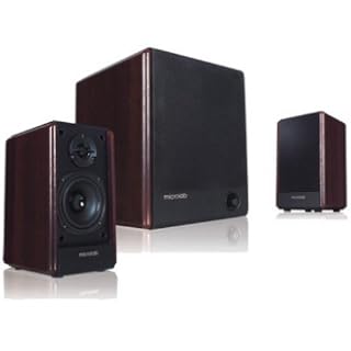 Microlab FC330 Aktivbox 2.1 FineCone Lautsprechersystem (56 Watt RMS) Holz