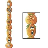 Beistle - 01870 - Jointed Stack-O-Lanterns- Pack of 12