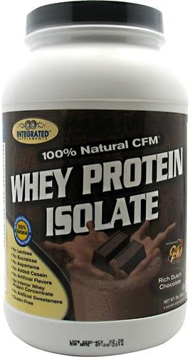 Integrated Supplements CFM Whey Protein Isolate Rich Dutch Chocolate 2 lbs (908g)