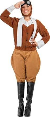 Amelia Earhart Aviator Woman Costume