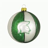 NCAA Michigan State Spartans Glass Basketball 3 1/2