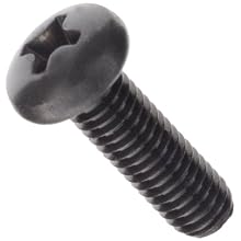 ASME B18.6.3 Black Oxide 18-8 Stainless Steel Pan Head Machine Screw, Phillips Drive