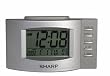 Sharp SPC309C LCD Backlight Alarm Clock (Silver)