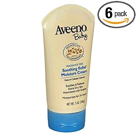 Aveeno Baby Soothing Relief Moisture Cream, 5-Ounce Tubes