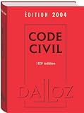 Revue Dalloz  / Code civil 2004