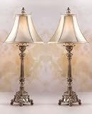 1 Pair 2 Antique Baroque style Table Lamp Lights Lighting