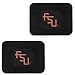 Florida State University Seminoles FSU College Team Sports Logo Vehicle Auto Truck SUV Car Vinyl Front and Rear Floor Mats - 4PC Set