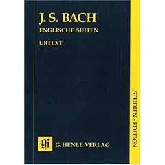 J.S. Bach Englische Suiten, BWV 806-81, Urtext