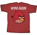Angry Birds Wingless Wingman Heather Red Mens T-Shirt