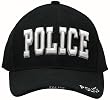 Black Deluxe Low Profile Police Cap