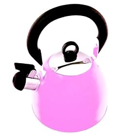 Baby Pink Stainless Steel Whistling Kettle