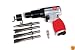 Tool Force BL4190 3,500 Blows-Per-Minute Long Barrel Pnuematic Hammer with 4 Chisel Set