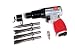 Tool Force BL4190 3,500 Blows-Per-Minute Long Barrel Pnuematic Hammer with 4 Chisel Set