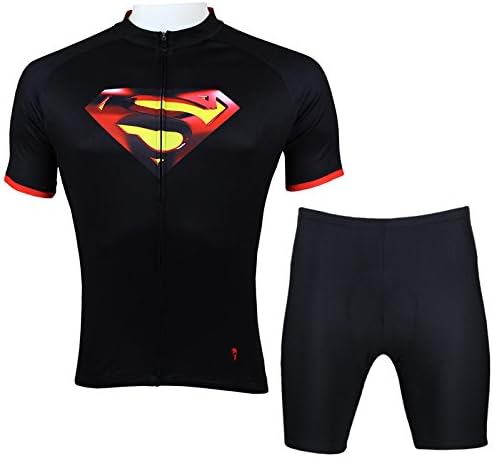 Lius Summer Hero Men Short Sleeve Cycling Jersey Shirts Pants Coolmax Pad