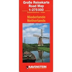 Reisekarte Niederlande 1:275.000. Ravenstein Kartographie (Ravenstein Maps)