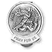 Fine Pewter Saint Michael Visor Clip