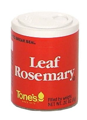 Tone's Leaf Rosemary, .20-Ounce Containers (Pack of 6) (Pack of 3)