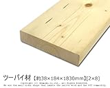 ツーバイ材 【約38×184×1830mm】[2×8]1本入り<O>