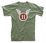 Vintage 11th Airborne T-Shirt (Olive Drab) by 