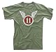 Order VINTAGE ”11TH AIRBORNE” OLIVE DRAB T-SHIRT Time Is Running Out