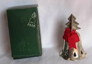 #!Cheap Silverplated Engraved Bell - Christmas 1995
