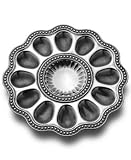 Wilton Armetale Flutes and Pearls Egg Tray