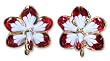 Gold plated natural orchid earrings, 'Timeless Dancer' Gold plated natural orchid earrings, 'Timeless Dancer'